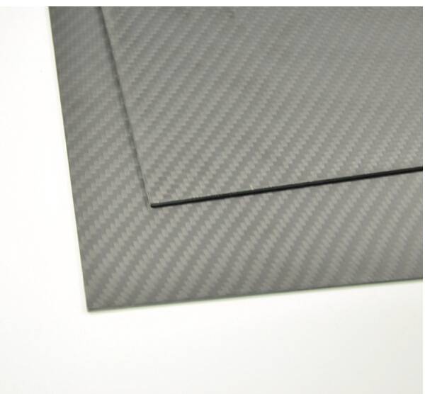 1sheet  Matte Surface 3K 100% Carbon Fiber Plate Sheet 2mm Thickness