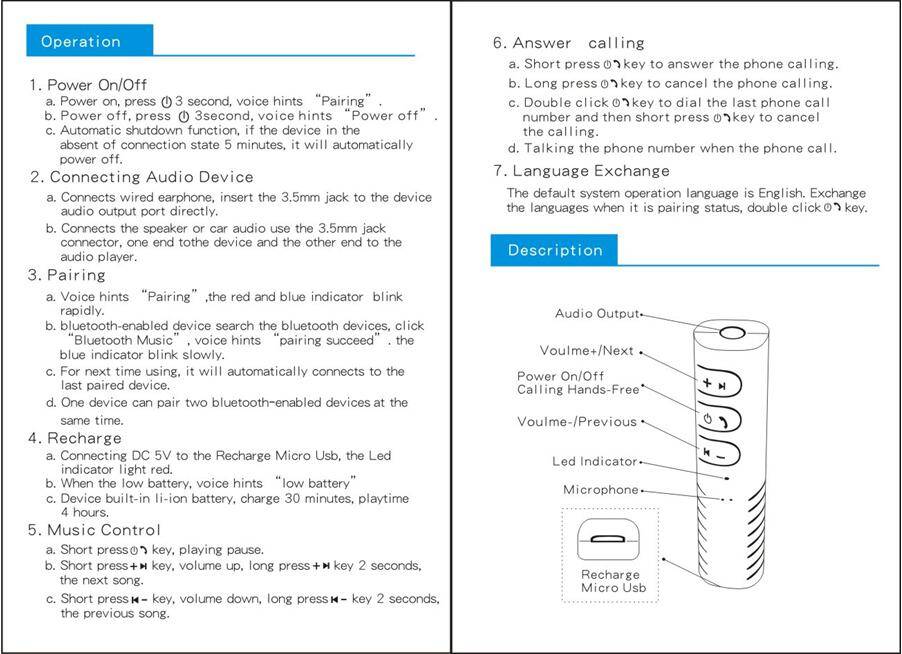 3.5mm Jack Clip-on Wireless Bluetooth Receiver Mini Bluetooth Car kit Audio Music adapter with Mic for Headphone Speaker