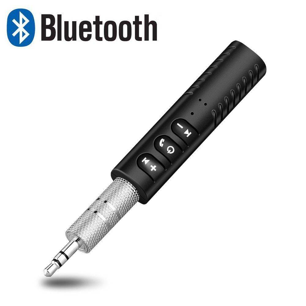 3.5mm Jack Clip-on Wireless Bluetooth Receiver Mini Bluetooth Car kit Audio Music adapter with Mic for Headphone Speaker