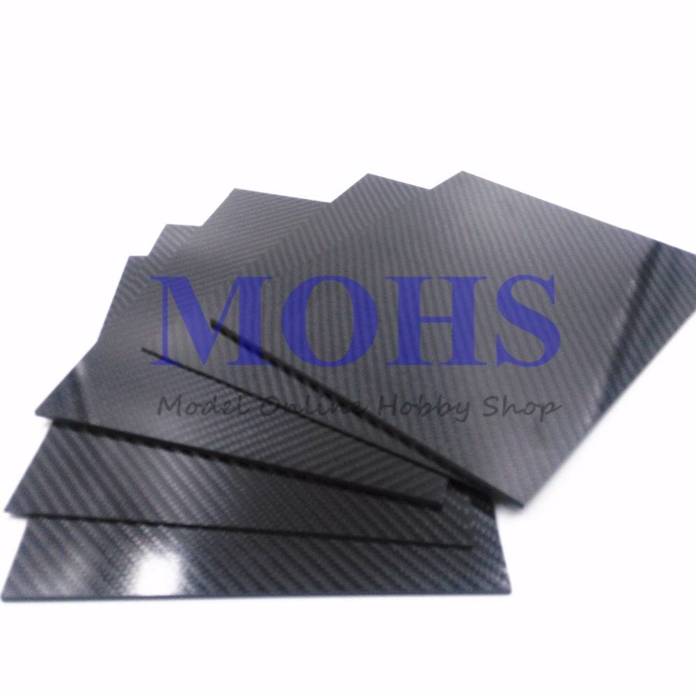 3k carbon plate panel 1 1.5 1.8 2 2.5 3 3.5 4 4.5 5mm full carbon fiber plate panel sheet plain twill weave glossy matt surface