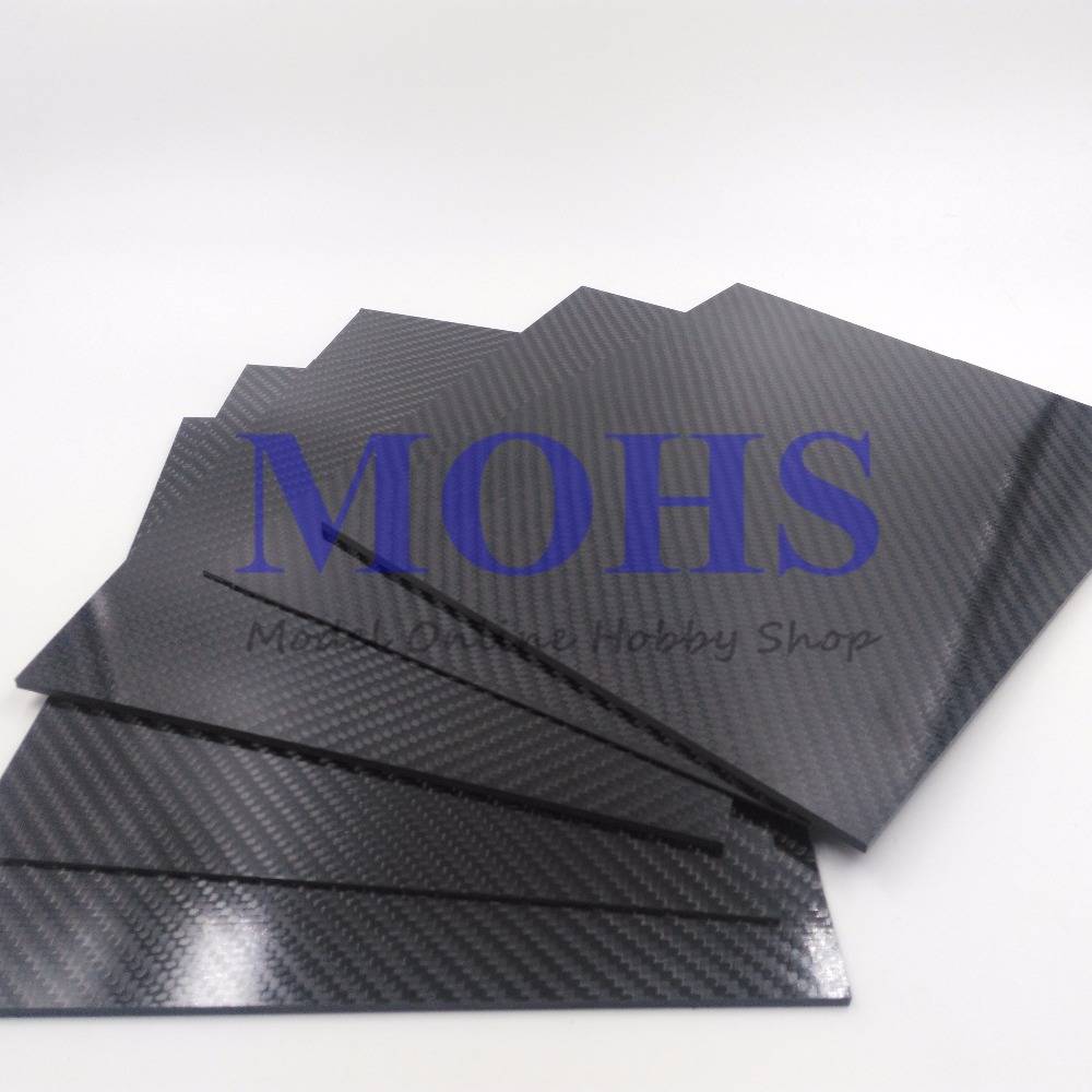 3k carbon plate panel 1 1.5 1.8 2 2.5 3 3.5 4 4.5 5mm full carbon fiber plate panel sheet plain twill weave glossy matt surface