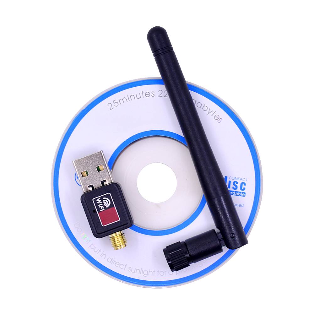 CHIPAL 150M External USB WiFi Adapter Antenna Dongle Mini Wireless LAN Network Card 802.11n/g/b for Windows XP Vista Win7 Win8