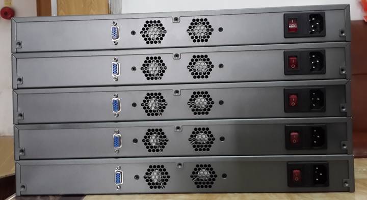 1U Atom Server / Firewall Network Security Atom D525  6 lan  6*intel PCI-E 1000M 82583v Lan 2G RAM 500G HDD