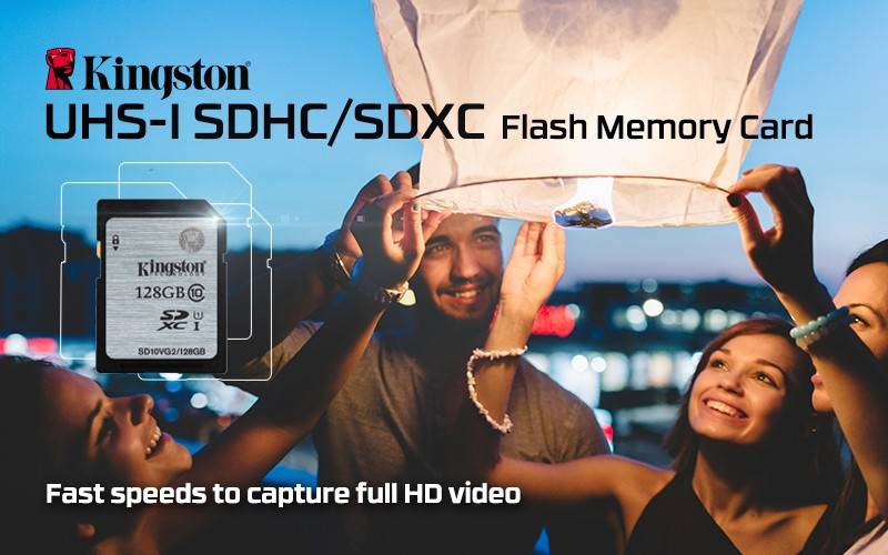 Kingston memory card 16gb 32gb 64gb 128gb sd hc xc SDHC SDXC uhs-i HD video class 10 cartao de memoria carte sd tarjeta