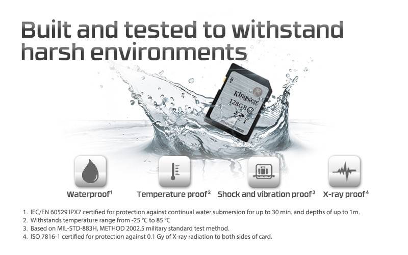 Kingston memory card 16gb 32gb 64gb 128gb sd hc xc SDHC SDXC uhs-i HD video class 10 cartao de memoria carte sd tarjeta