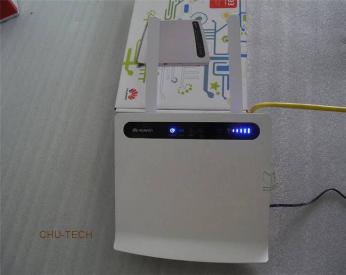 Original HUAWEI B593 B593s-22 4G LTE 150Mbps CPE Router + 4G antenna
