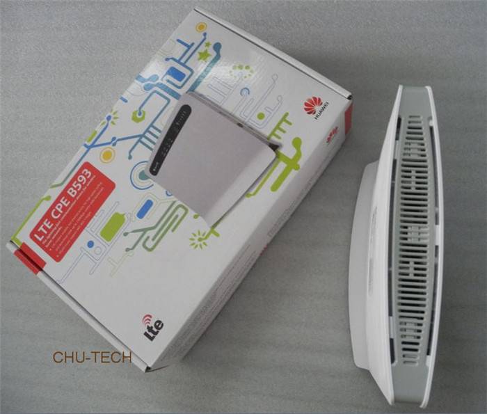 Original HUAWEI B593 B593s-22 4G LTE 150Mbps CPE Router + 4G antenna