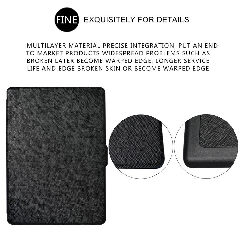 UTHAI KP For Amazon Kindle Paperwhite1/2/3 Case Shell Leather Cover For Kindle Paperwhite Case With Sleep&Wake Up Free shipping