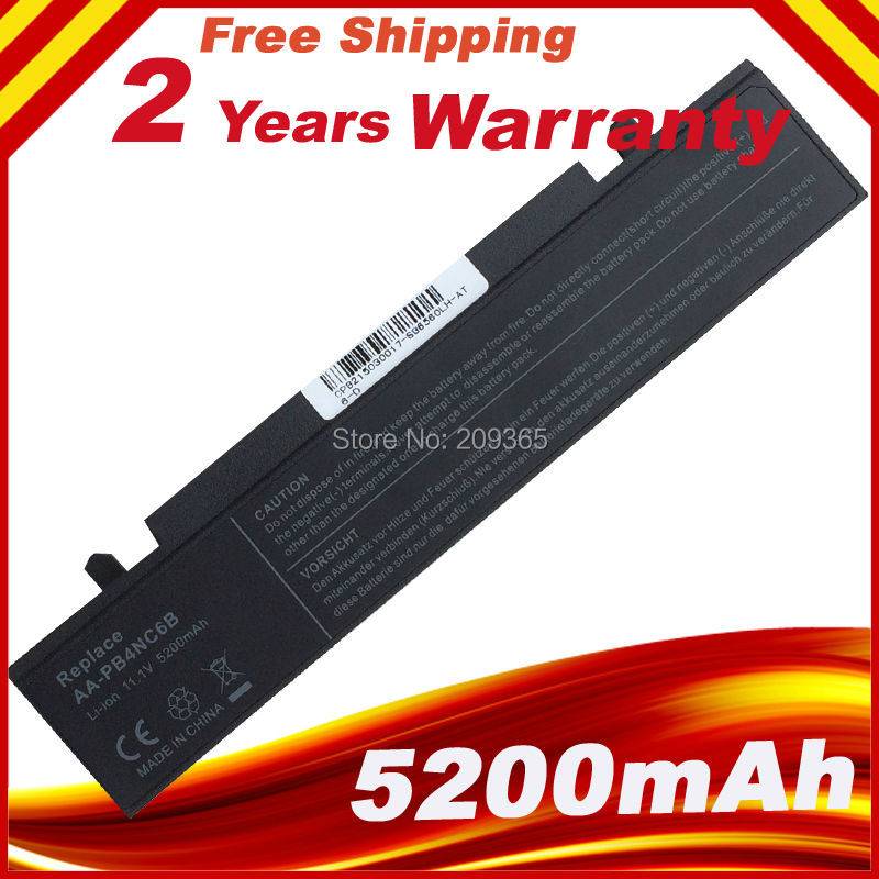Laptop Battery For Samsung NP-R560 AA-PB2NC6B AA-PB4NC6B R60  R39 R40 R408 R41 R410 R45  R509 R510 R560