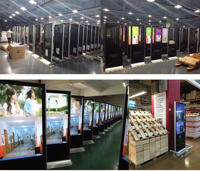 22'' LCD Video Advertising Player for Bus Train Subway all in one DIY pc desktop computer